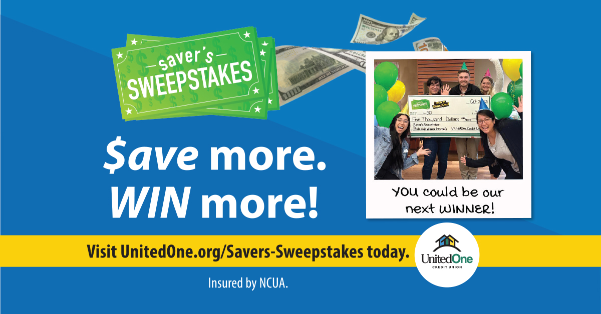 Saver's Sweepstakes is a prize-linked savings account