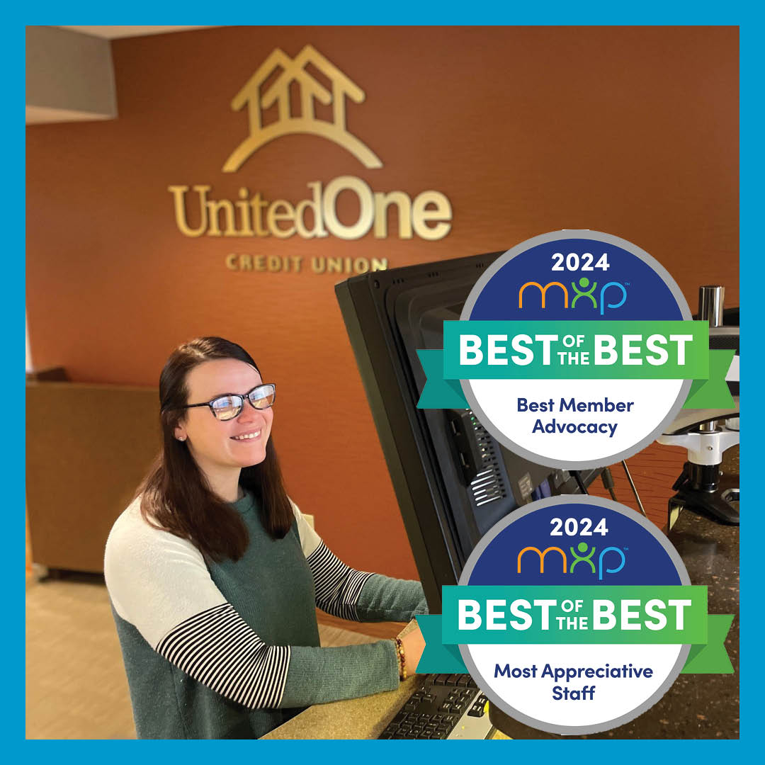 UnitedOne Credit Union was named the 2024 Best of the Best for Best Member Advocacy