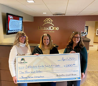 UnitedOne donates each year to local nonprofits